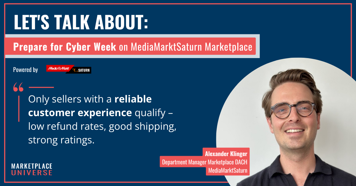 Ready for the electronics hustle? How to successfully prepare for Cyber Week on MediaMarktSaturn Marketplace